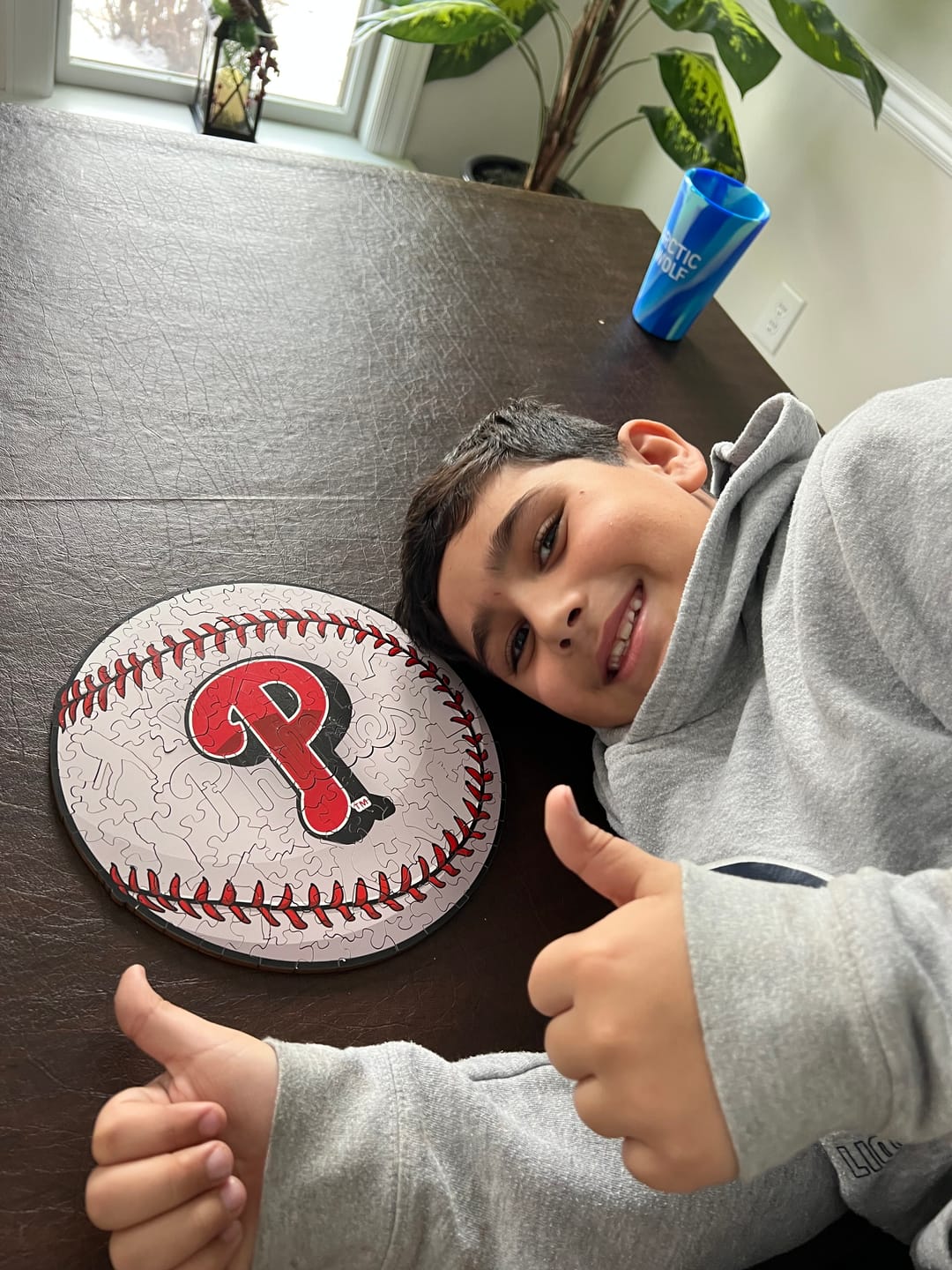 Customer photo review of Philadelphia Phillies™ - Wooden Puzzle