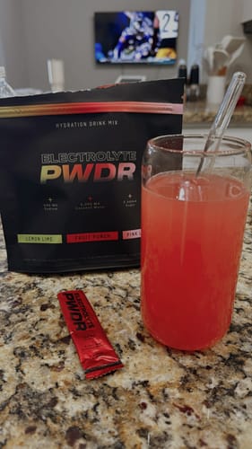Customer photo review of ELECTROLYTE PWDR