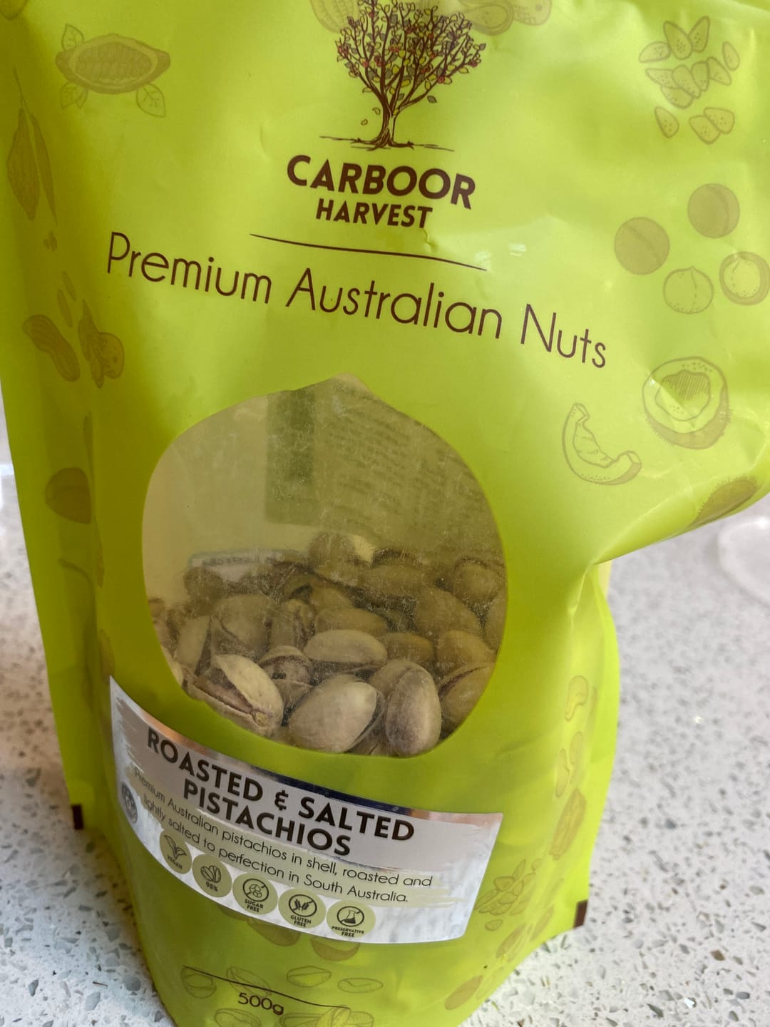 Customer photo review of Roast Flavoured Pistachios