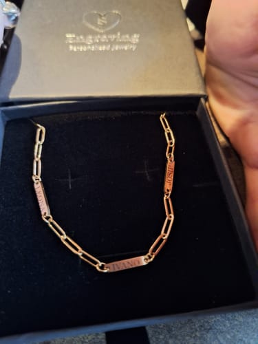 Customer photo review of Ogrlica: Aurora