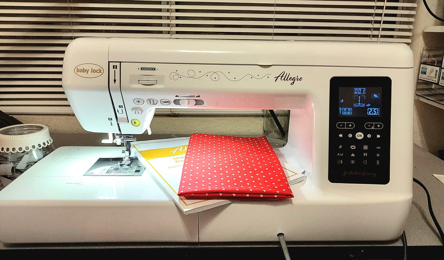 Customer photo review of Babylock Allegro Sewing & Quilting Machine
