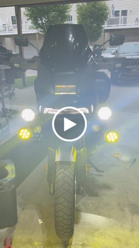 Customer photo review of Plug-&-Play T3 Turn Signal Handguard Kit for Harley-Davidson Pan America 1250