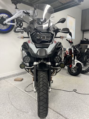 Customer photo review of Driving Light Mount - BMW R1250GS Adventure '19-'23 & R1200GS Adventure '14-'18