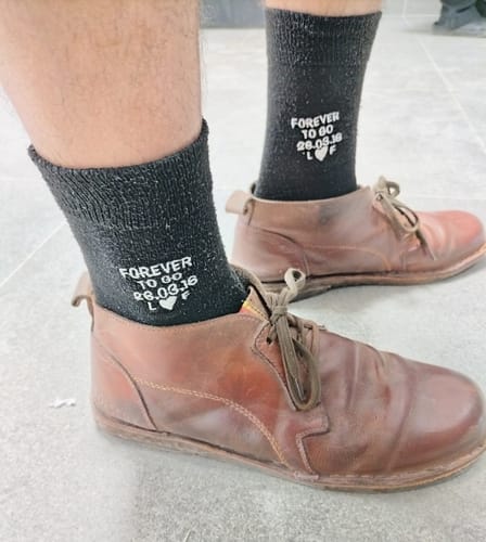 Customer photo review of NEBULA COAL DESERT BOOT