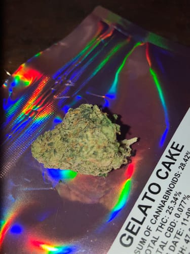 Customer photo review of Gelato Cake - 4 Grams - Hybrid