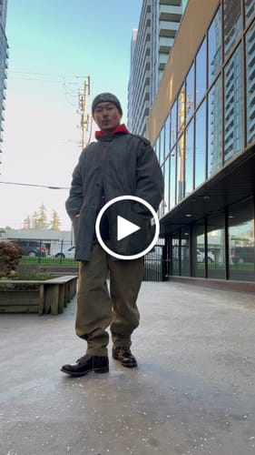 Customer video review of Vintage Polo Ralph Lauren Country Jacket Mens XL Grey Green Coat