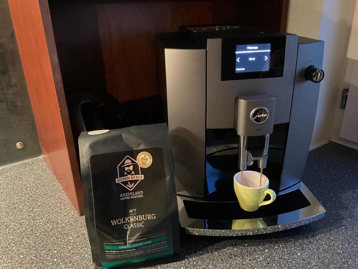 Customer photo review of N°7 Wolkenburg Classic Kaffeebohnen  Espresso Bar Mischung