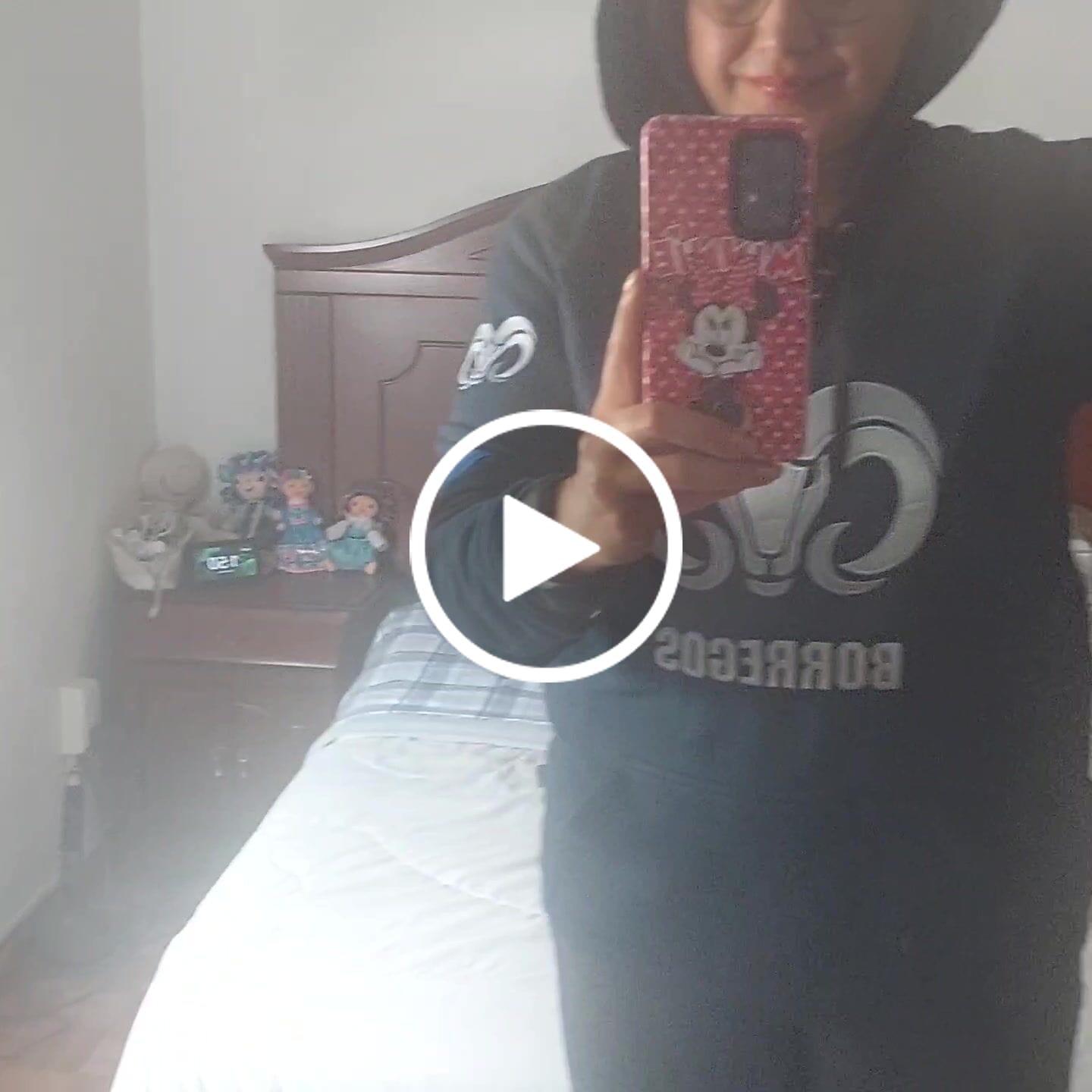 Customer video review of Sudadera Vintage BORREGOS azul