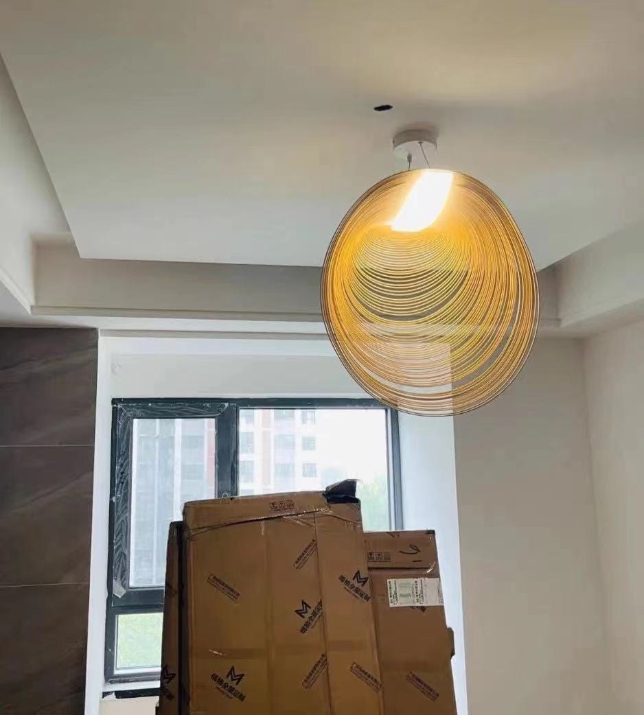 Customer photo review of Home Decor Wood Art LED Chandelier, Dimmable