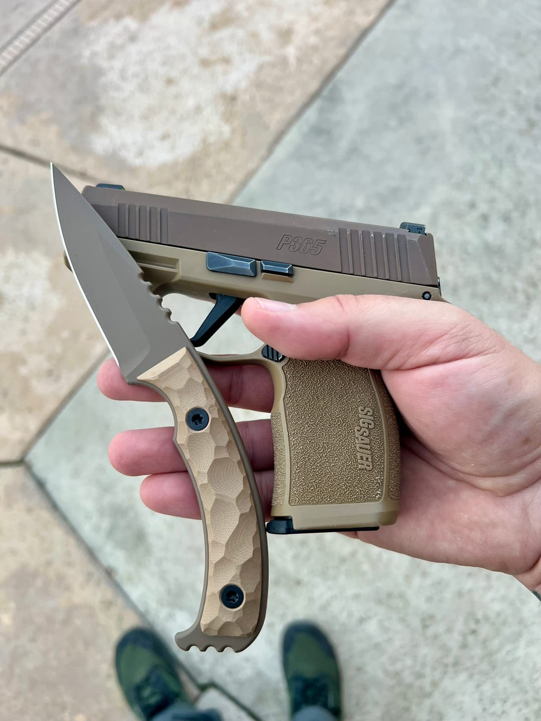 Customer photo review of SVM (Tan)