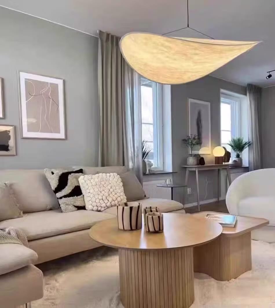 Customer photo review of Floating Cloud Tyvek Pendant Light