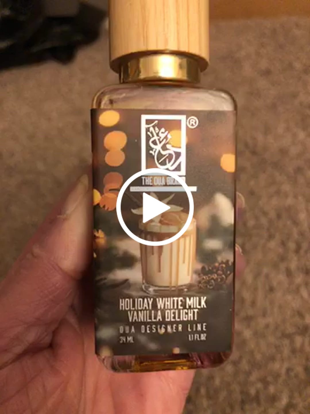 Customer video review of Holiday White Milk Vanilla Delight