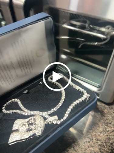 Customer video review of Moissanite Tennis Chain 14K Gold (ALL SIZES)