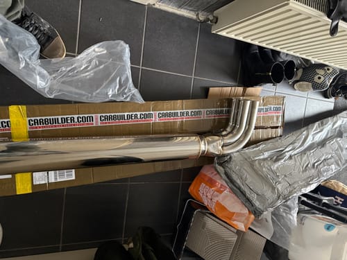 Customer photo review of Cobra Side Pipes 1.42Mtr