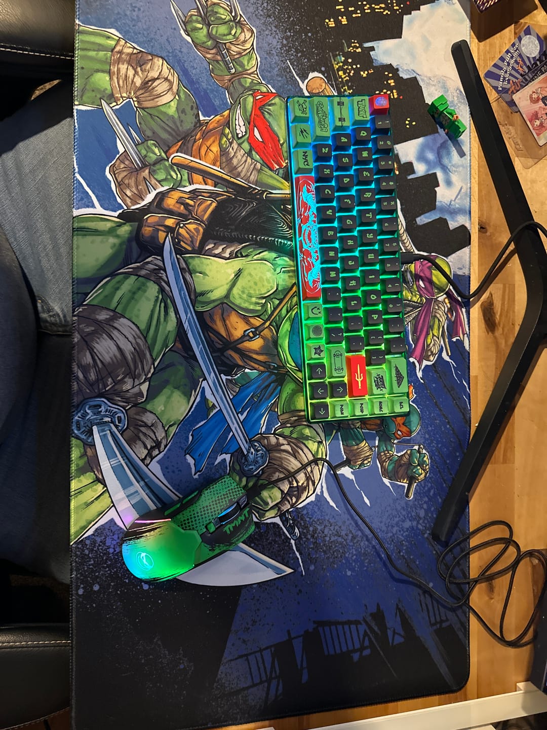 Customer photo review of Oni Deskpad - Teenage Mutant Ninja Turtle