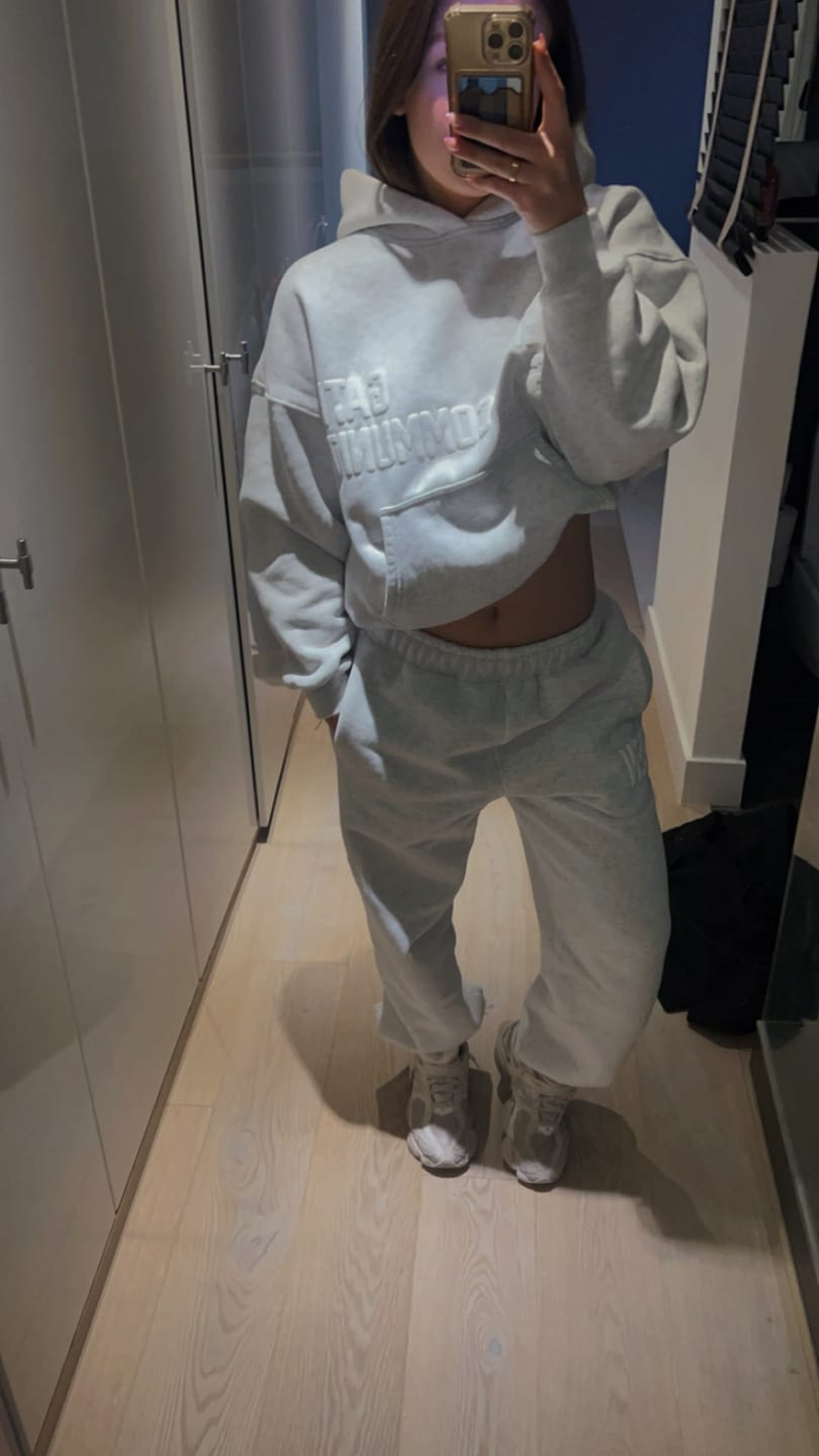 Avis client avec photo sur le PANTALON DE SPORT « GATED COMMUNITY » GRIS CLAIR