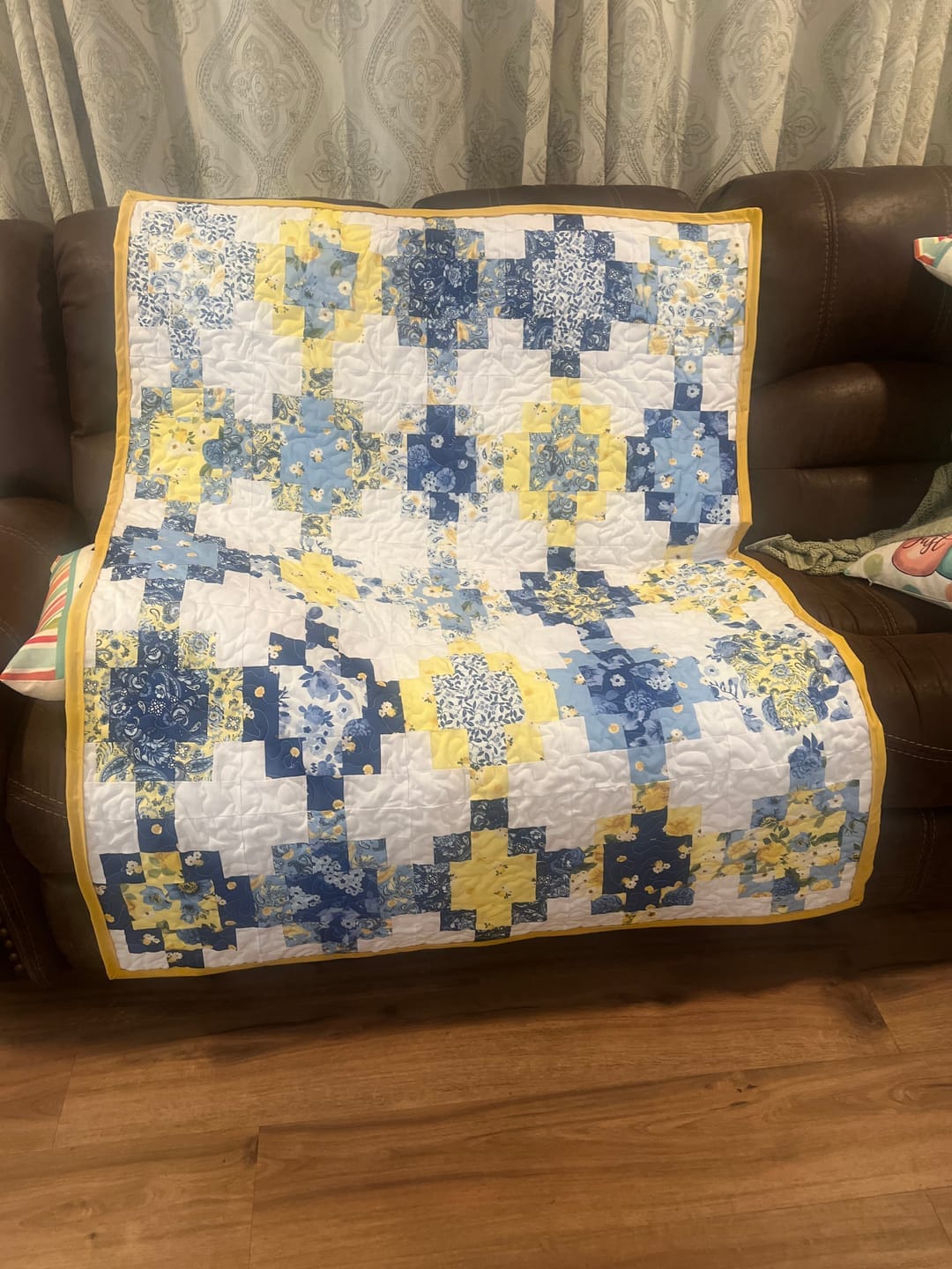 Customer photo review of Block Of The Month - Sunshine Blooms