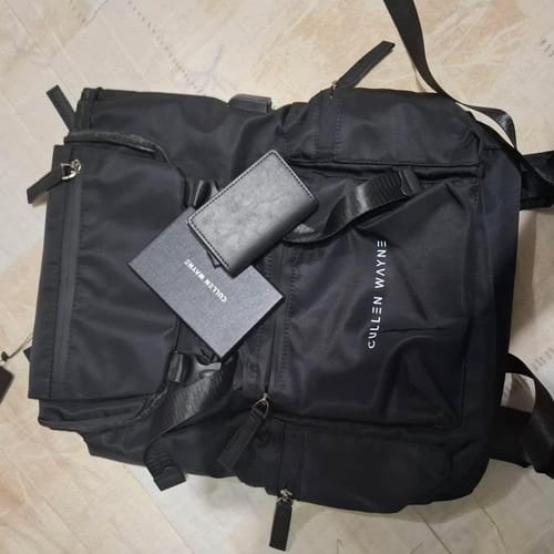 Customer photo review of The Commuter Backpack