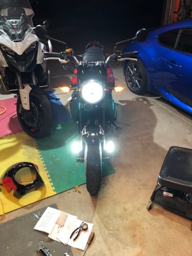 Customer photo review of DRL Visibility Lighting Kit with Fender Mount - White or Amber