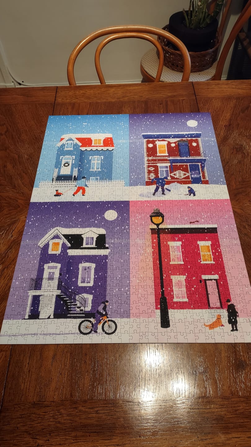Customer photo review of Snowy in Montreal