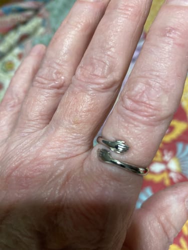 Customer photo review of Hug From Heaven Ring