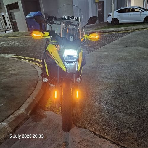 Customer photo review of DRL Visibility Lighting Kit with Fender Mount - White or Amber