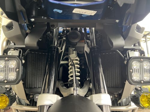 Customer photo review of Driving Light Mount - BMW R1250GS Adventure '19-'23 & R1200GS Adventure '14-'18