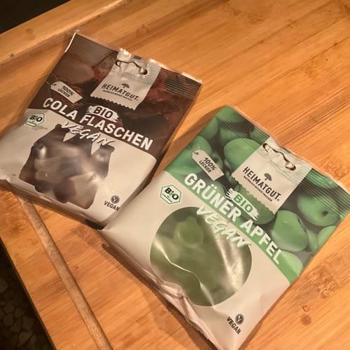 Customer photo review of Bio Fruchtgummi Cola Flaschen