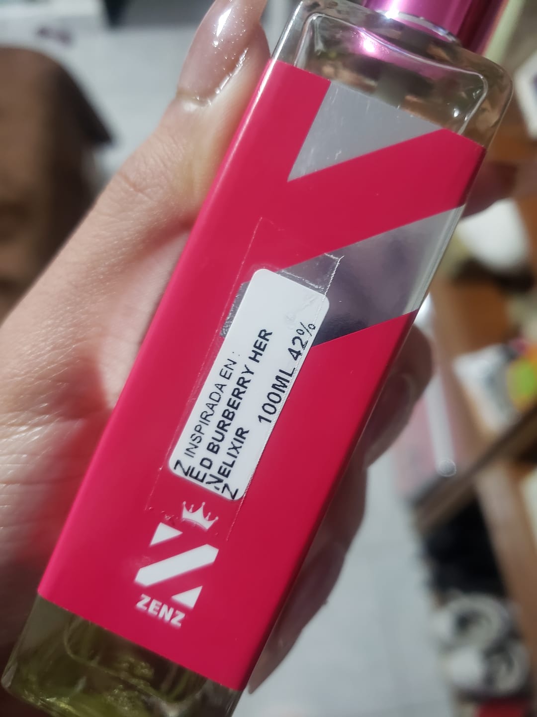 Customer photo review of Perfume Tendencia D BURBERRY HER ELIXIR zenz