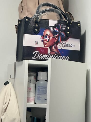 Customer photo review of Dominicana - Personalized Leather Handbag DOM02