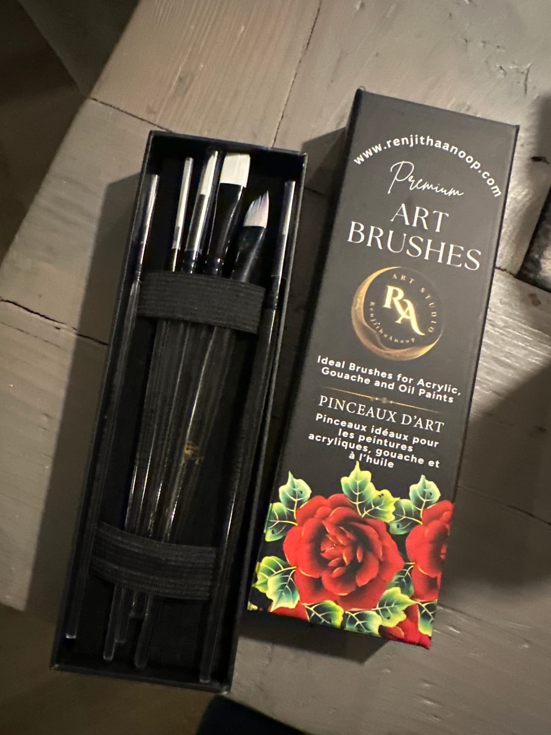 Customer photo review of Premium Brush Set