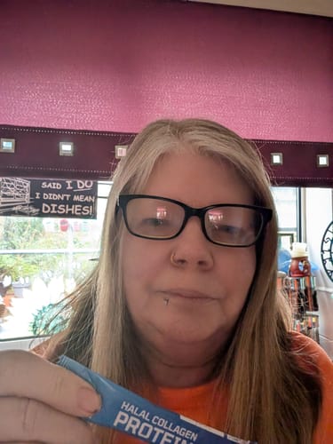 Customer photo review of Halal Collagen Protein Sachets