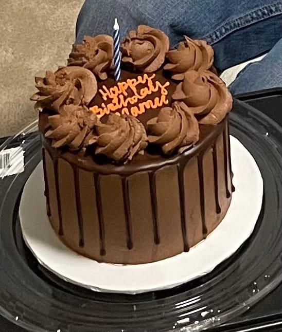 Customer photo review of Chocolate Lover Cake