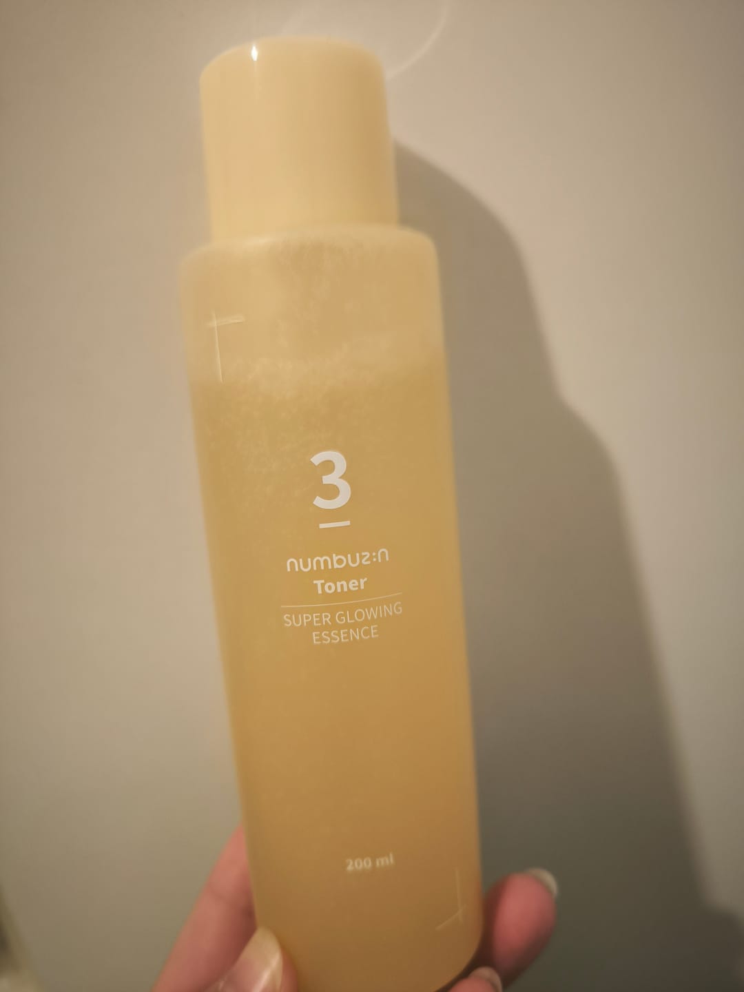 Customer photo review of Numbuzin - Essence toner super lumineux N°3 - 200ml