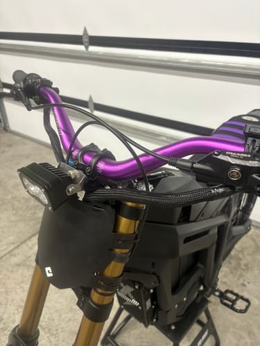 Customer photo review of E-Bike Cockpit Clean Up Kit - Wiring Organization Kit