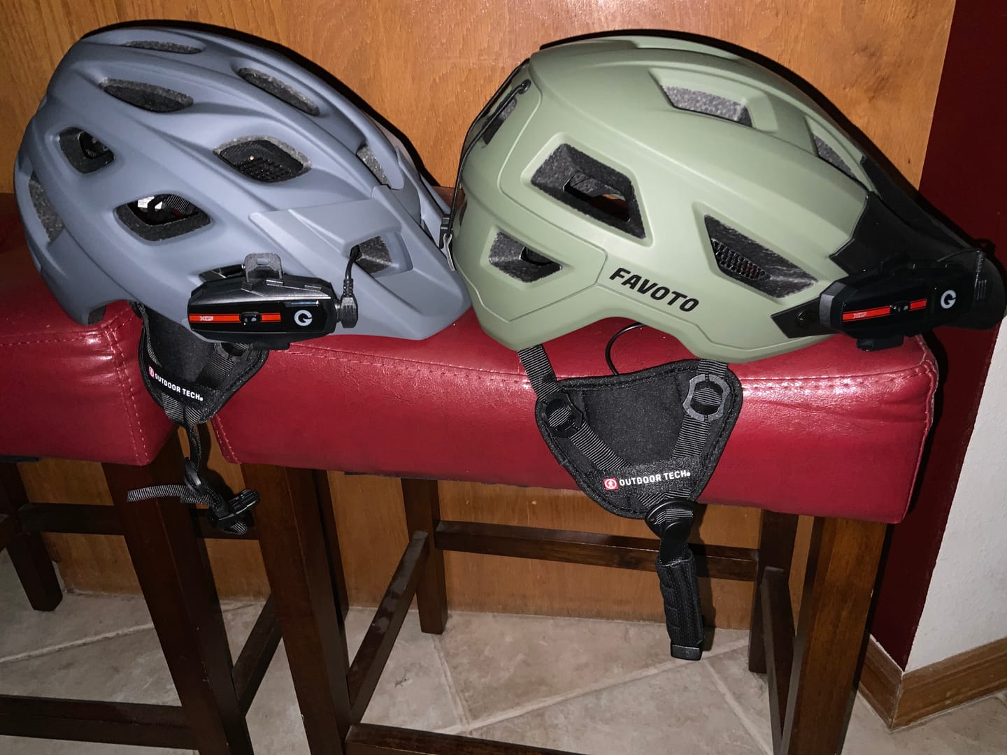 Customer photo review of K-Roo Pouch 2.0 (UNIVERSAL HELMET AUDIO POUCH)