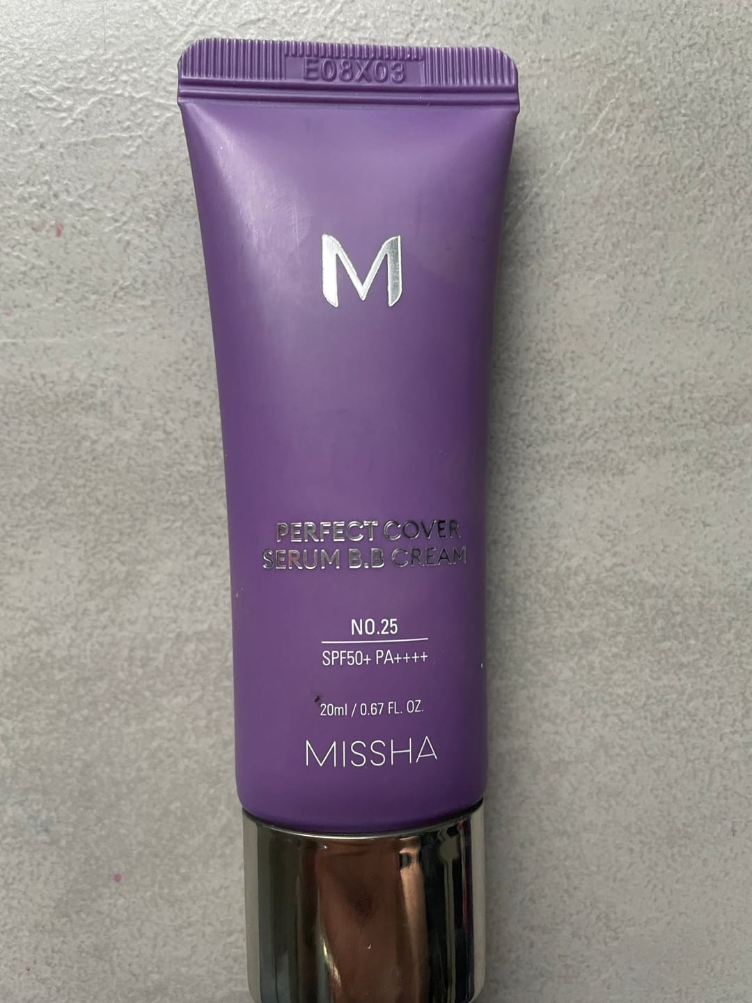 Customer photo review of Tonālais serums MISSHA M Perfect Cover Serum BB Cream