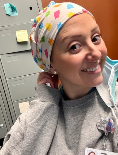 Customer photo review of Scrub Hat - Gummy Bears