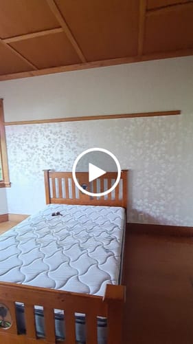 Customer video review of Swedish Peacock Wallpaper - 2 Colours
