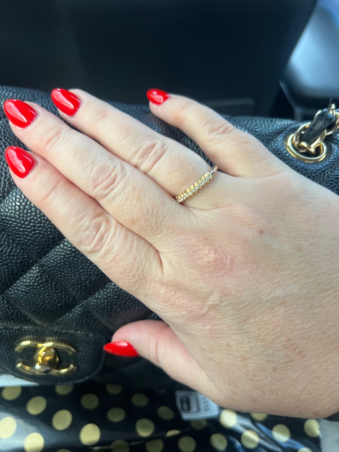 Customer photo review of Crested Ring