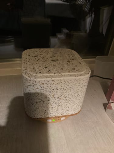 Customer photo review of Living Green- Geurwolkje® Aroma Diffuser - Terrazzo Kubus - 200 ml