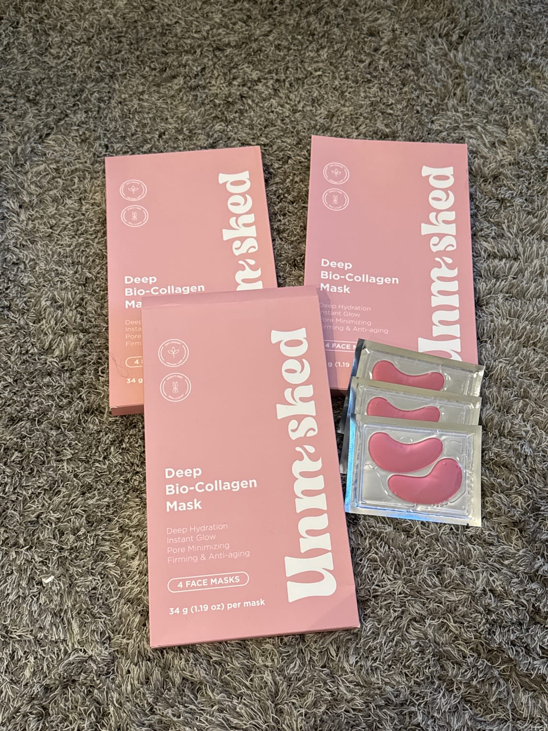 Customer photo review of Bio-Collagen Face Mask