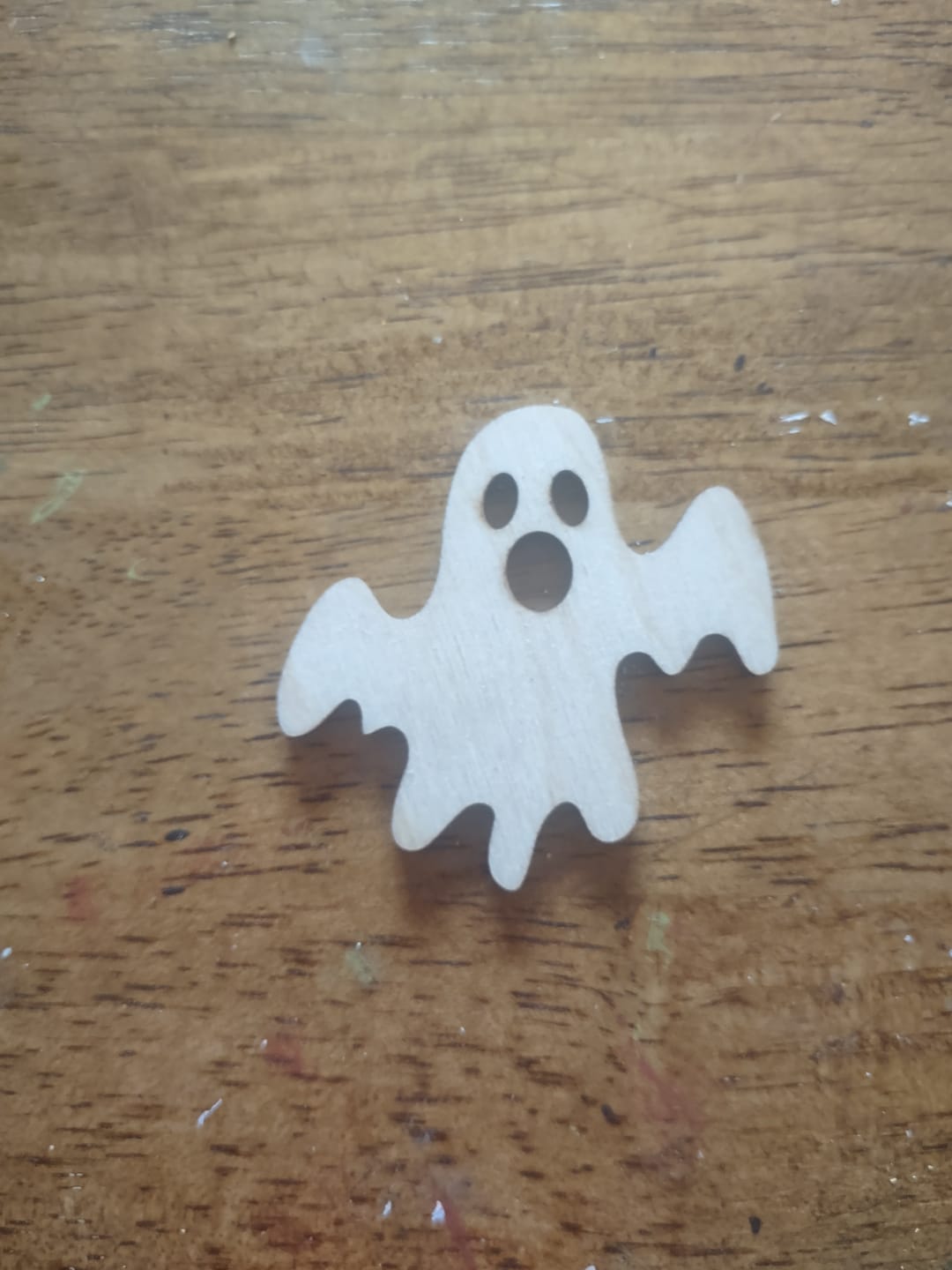 Customer photo review of Unfinished Wood Halloween Ghost Shape - Craft - up to 36" DIY