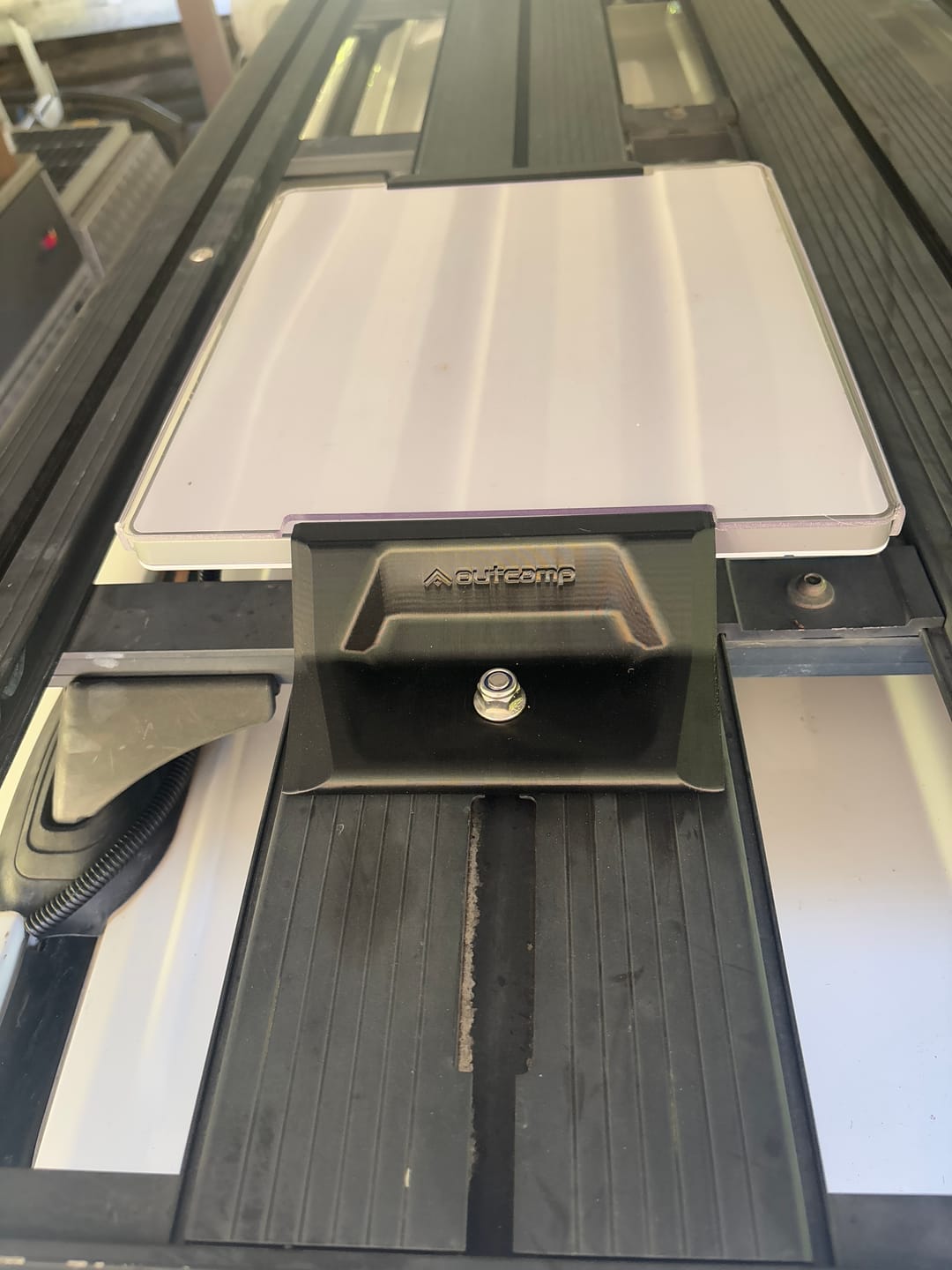 Customer photo review of Starlink Mini Roof Rack Mount