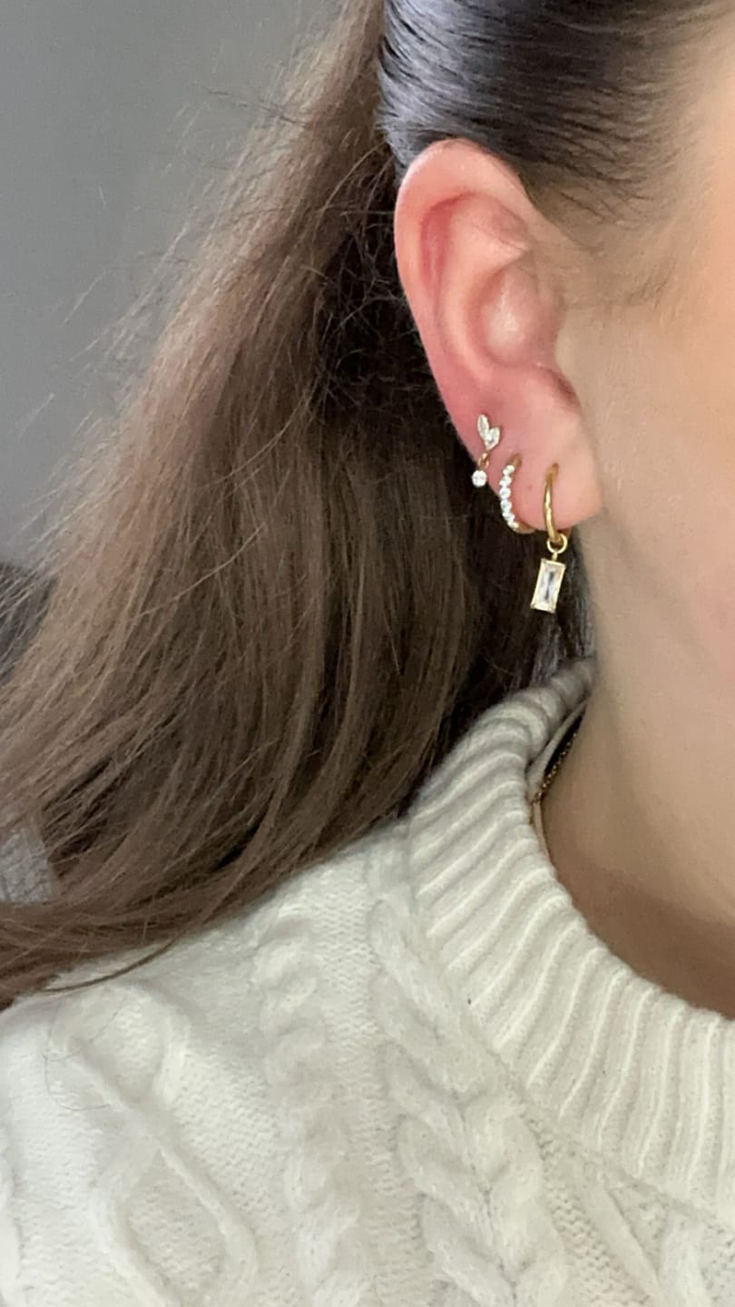 Customer photo review of Fleur Piercing | Titan