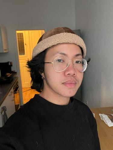 Customer photo review of TEDDY FISHERMAN BEANIE.