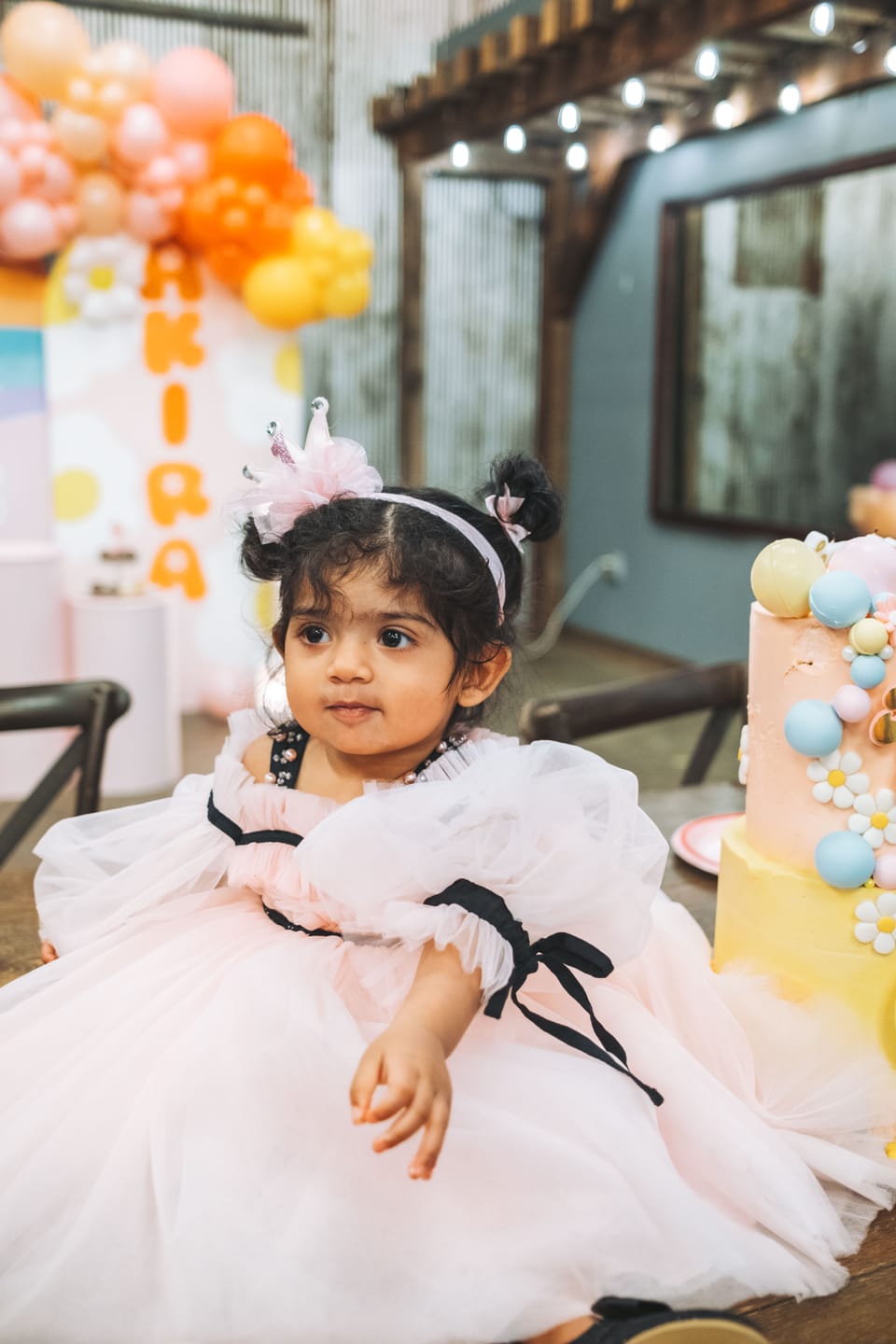 Customer photo review of Coco-Pink Tulle Dress