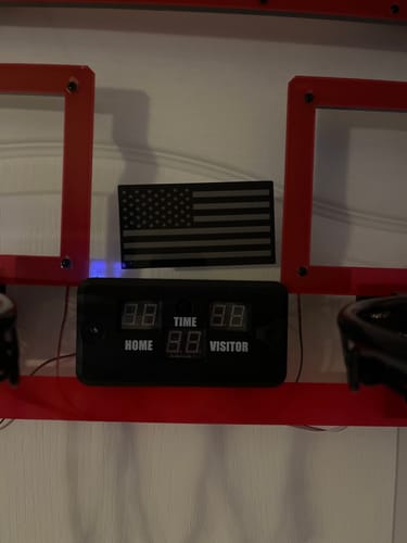 Customer photo review of Stars & Stripes Sticker