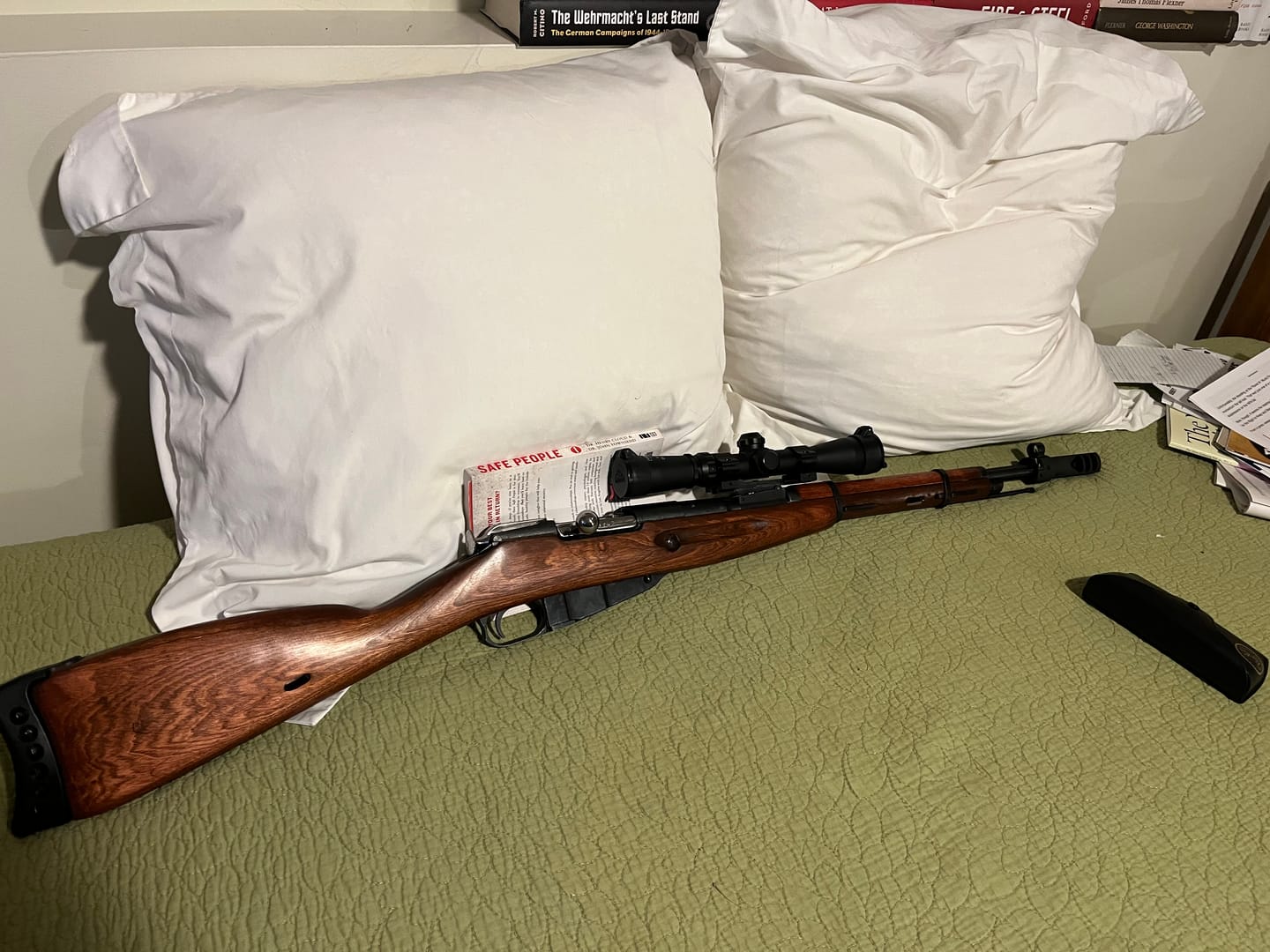 Customer photo review of No Drill Low-Profile Scout Mount for Mosin Nagant M9130,M44,M38,T53