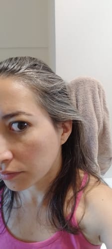 Reseña con foto de un cliente sobre Pack Castaños/Negros (Henna + Índigo)
